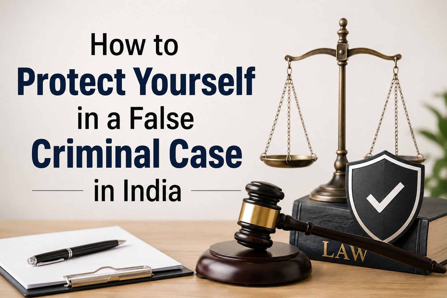 How to Protect Yourself in a False Criminal Case in India